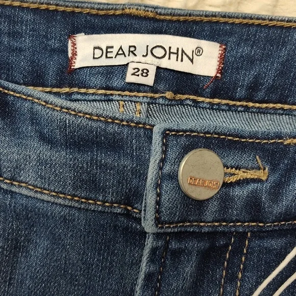 Dear John American Classic Women's Size 28th Medium Wash Denim Blue Jeans - Picture 7 of 12